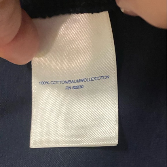 Lands End Straight-Leg Navy Pintuck Knit Pants 3X (24W-26W) - Picture 5 of 5